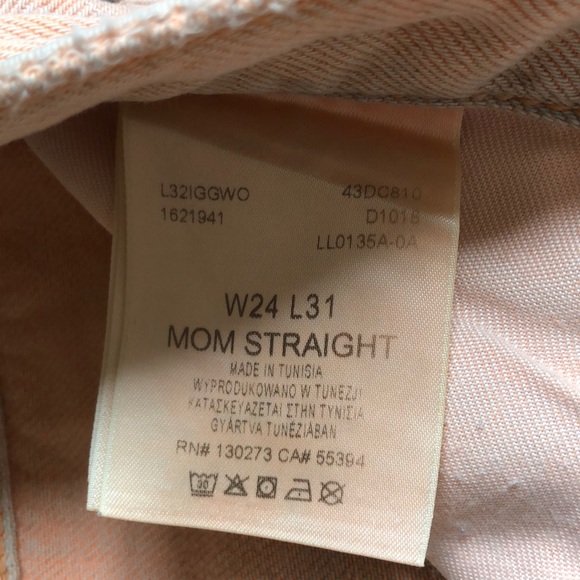 Lee MOM STRAIGHT Peach jeans - Picture 2 of 4